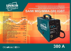 Инверторный полуавтомат Spektr SAIW MIG/MMA-380 IGBT
