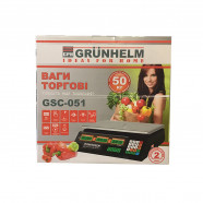 Весы торговые Grunhelm GSC-051 (50 кг, черные)Весы торговые Grunhelm GSC-051 (50 кг, черные)