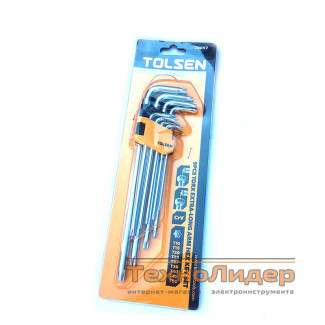 Набор шестигранных ключей Tolsen 20057 (TORX, 9 штук)